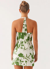 Melora Mini Dress - Verdant Bloom