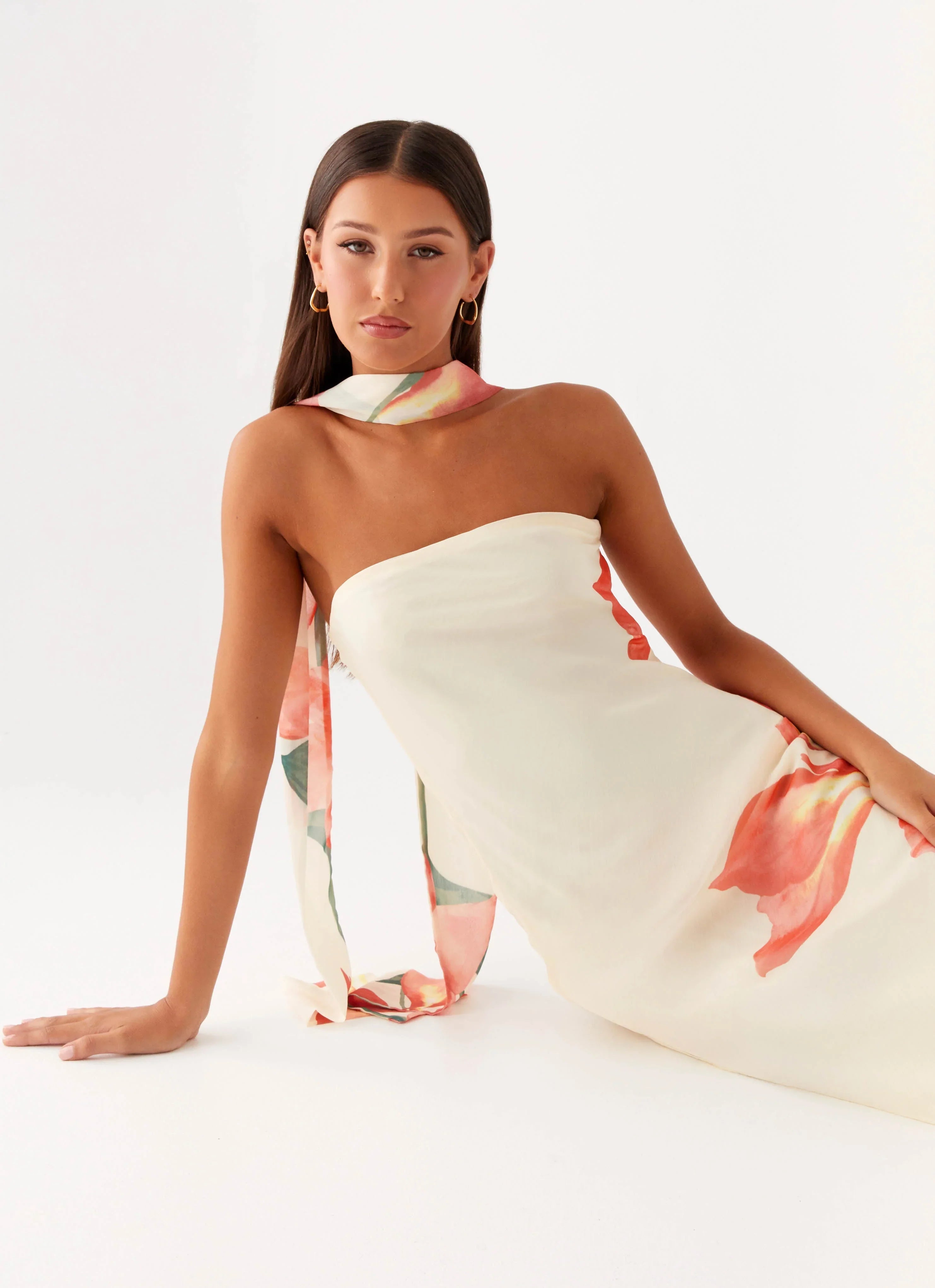 Under The Pagoda Maxi Dress - Siena Floral